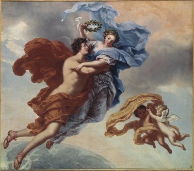 A Recompensa da Virtude, 1680 de David Klöcker Ehrenstrahl