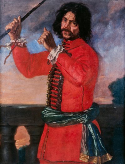 Hindrik Hasenberger, o bobo da corte, 1651 de David Klöcker Ehrenstrahl