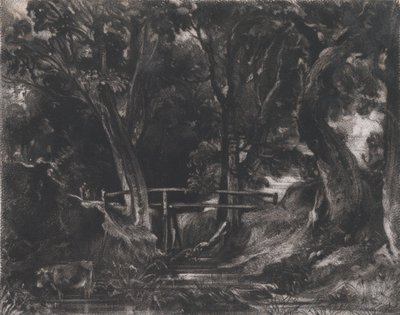 A Dell, Helmingham Park, Suffolk, 1830. de David Lucas