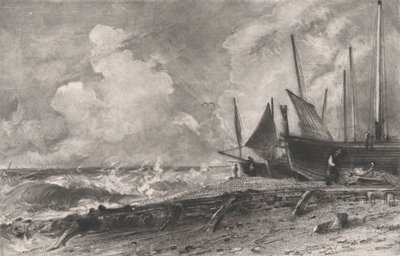 Uma Praia do Mar, 1830. de David Lucas