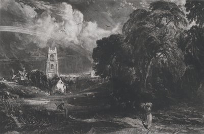 Stoke-by-Nayland, 1830. de David Lucas