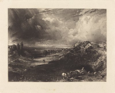 Uma charneca de David Lucas after John Constable