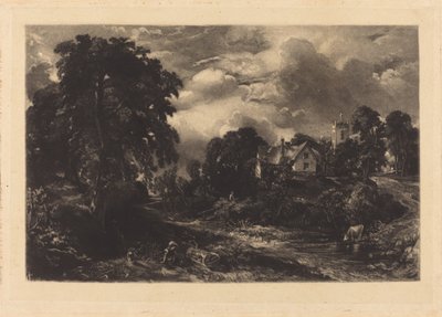 Fazenda Glebe (b) de David Lucas after John Constable