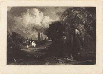 Stoke-by-Nayland de David Lucas after John Constable
