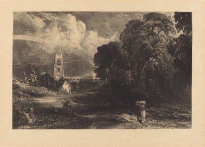 Stoke-by-Nayland de David Lucas after John Constable