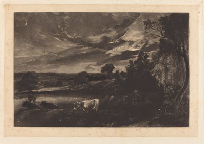 Noite de Verão de David Lucas after John Constable
