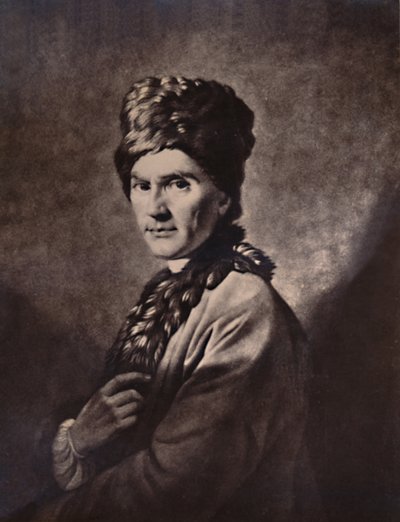 Jean-Jacques Rousseau, filósofo e escritor francês, século 1894 de David Martin