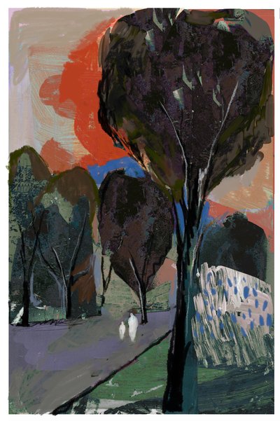 Long Way Home, 2019 (técnica mista) de David McConochie