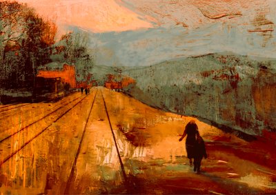 Ruas Vermelhas, 2017 (pintura) de David McConochie