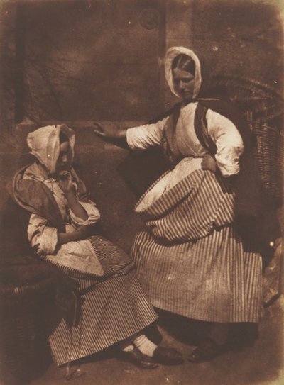 Fishwives de Newhaven, c. 1845. Criadores: David Octavius Hill, Robert Adamson, Hill & Adamson. de Hill and Adamson