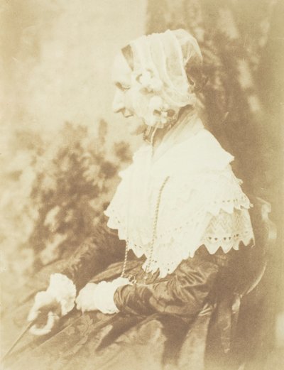 Retrato da Sra. Rigby, 1844. Criadores: David Octavius Hill, Robert Adamson, Hill & Adamson. de Hill and Adamson
