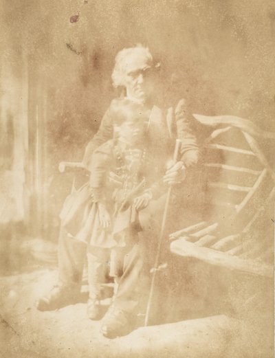 Rev. Dr. Thomas Chalmers e Thomas Chalmers Hanna, 1843-47. Criadores: David Octavius Hill, Robert Adamson, Hill & Adamson. de Hill and Adamson