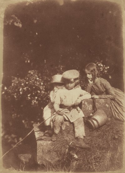 Na Piscina Minnow, 1843-1847. Criadores: David Octavius Hill, Robert Adamson. de David Octavius Hill, Robert Adamson