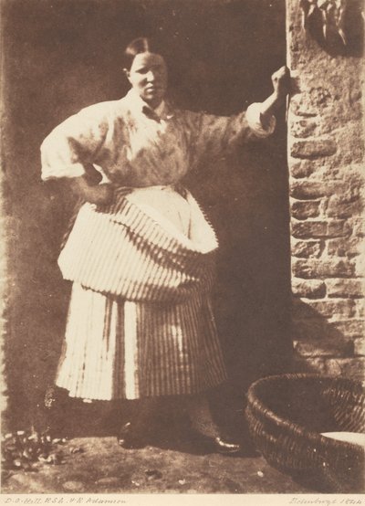 Uma pescadora de Newhaven, 1844 (foto) de David Octavius Hill