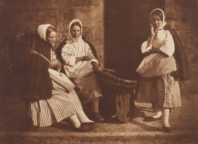 Sra. Logan e Duas Mulheres Desconhecidas, Newhaven de David Octavius Hill
