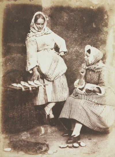 Newhaven Fishwives, Jeanie Wilson e Annie Linton de David Octavius Hill