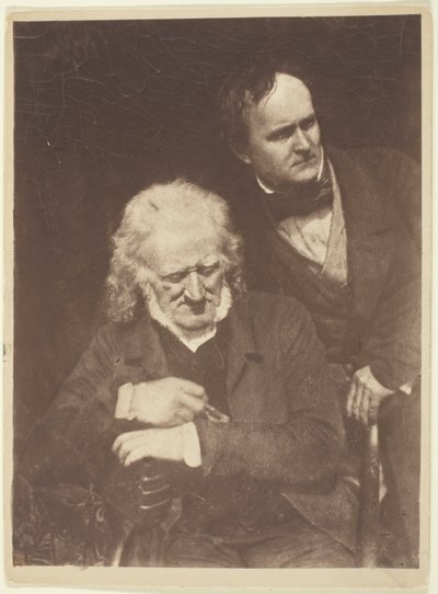 Retrato de dois homens (John Henning e Alexander Handyside Ritchie) de David Octavius Hill