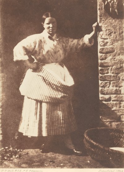 Uma Pescadora de Newhaven de David Octavius Hill and Robert Adamson
