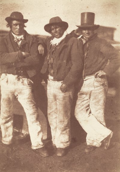 Alexander Rutherford, William Ramsay e John Linton de David Octavius Hill and Robert Adamson