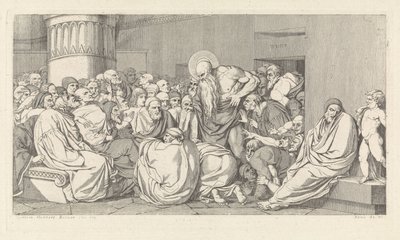 Jeremias diante do templo de David Pièrre Giottino Humbert de Superville