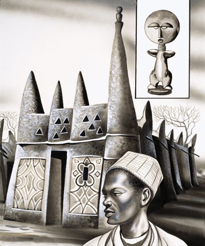Casas primitivas: Pináculos de gesso de David Pratt