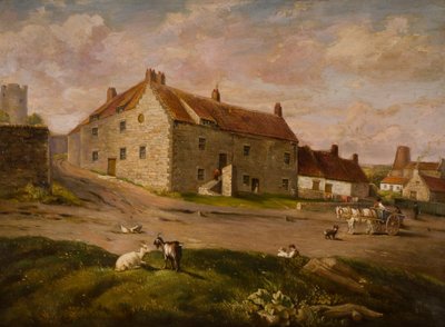 Casas velhas de Carr Hill, 1900 de David Pringle