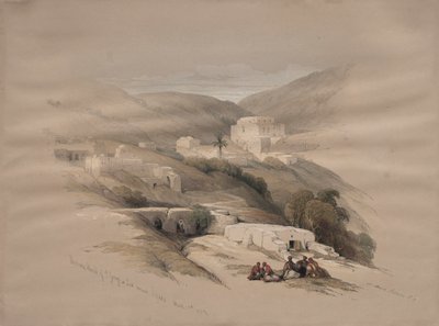 Igreja cristã de São Jorge em Ludd, antiga Lydda, 1839. de David Roberts
