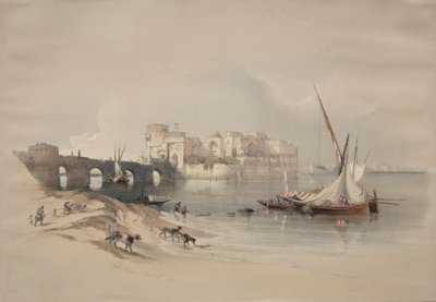 Cidadela de Sidon, 1839. de David Roberts