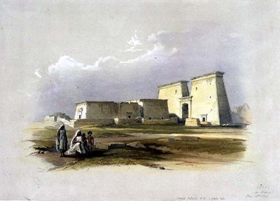 Dakke, de "Egipto e Núbia", Vol.1 (litho) de David Roberts