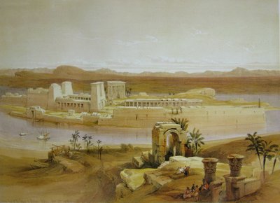 David Roberts Ilha do Templo Philae de David Roberts