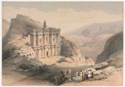 O Deir Petra, 1839. de David Roberts