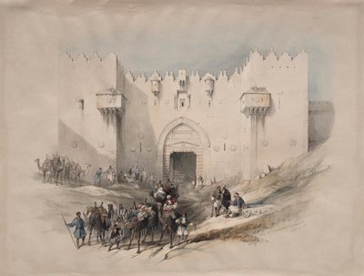 Portão de Damasco, Jerusalém de David Roberts