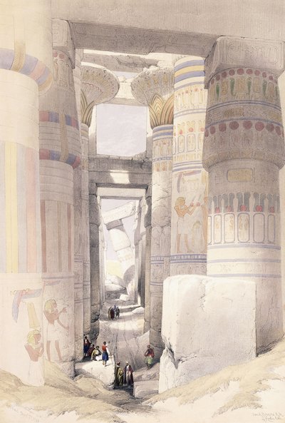 Karnac, 27 de novembro de 1838, 1842-1849 de David Roberts