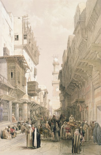 Mesquita El Mooristan, Cairo, do Egito e da Núbia, Vol. 3 de David Roberts