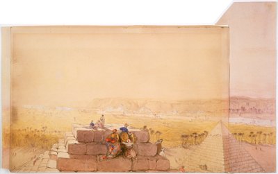 Pirâmides, século XIX de David Roberts