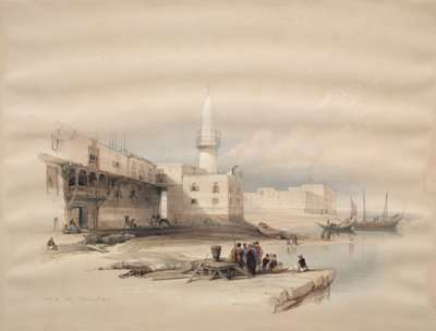 Cais em Suez, 1839. de David Roberts