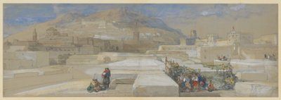 Tétouan vista do terraço da Casa de Cohen, Marrocos de David Roberts