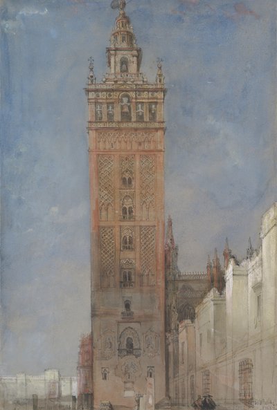 A Giralda, Sevilha, 1833. de David Roberts