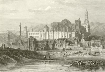 A Grande Mesquita e o Alcazor ou Calabouço da Inquisição, Cordova de David Roberts