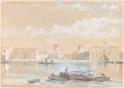 O Colégio Naval do Rio em Greenwich de David Roberts