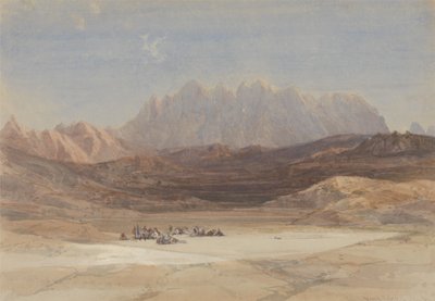 A Planície de El Raheh, Monte Sinai de David Roberts