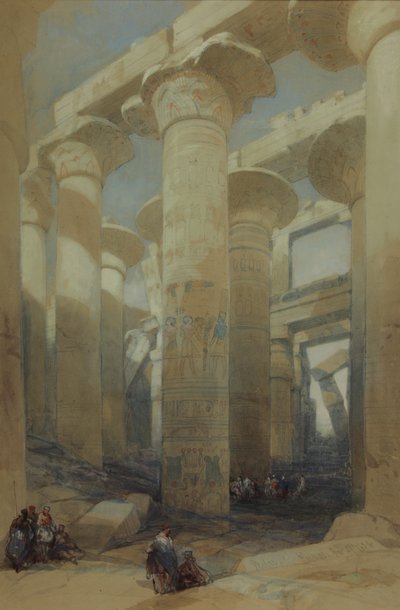 O Templo de Karnak de David Roberts