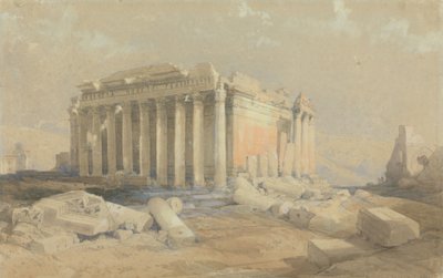 O Templo de Baalbec de David Roberts