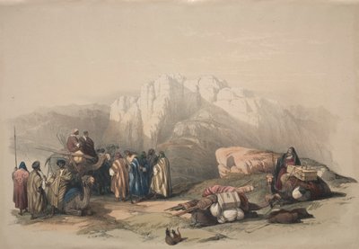 Tumba de Aarão, Cume do Monte Horebe de David Roberts