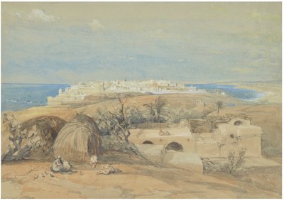 Vista de Jaffa, virada para norte de David Roberts
