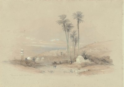 Vista de Jenin, antiga Jezreel de David Roberts