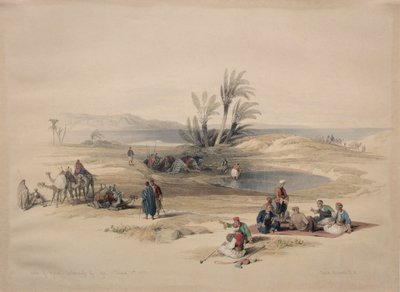 Poços de Moisés, Deserto de Tyh de David Roberts