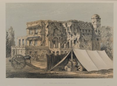 A Casa de Residência, Lucknow de David Scott Lieutenant Colonel (after) Dodgson