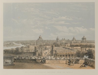 Vista da Posição capturada dos Rebeldes, Lucknow de David Scott Lieutenant Colonel (after) Dodgson