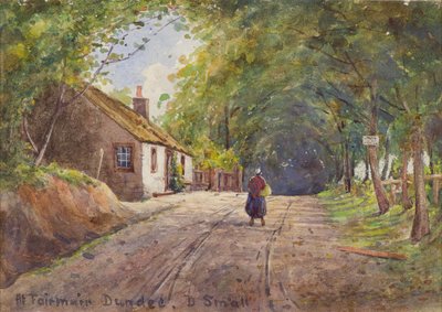 Em Fairmuir, Dundee (aguarela) de David Small